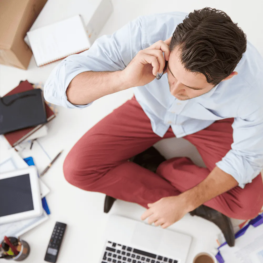 In-the-Trenches-podcast-Man-setting-up-a-start-up-business